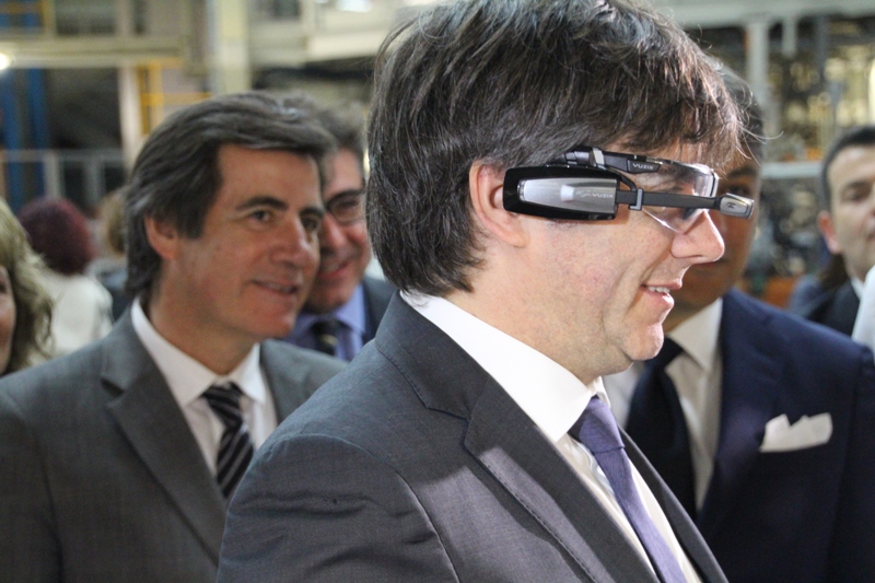 Visita president Puigdemont a SEAT